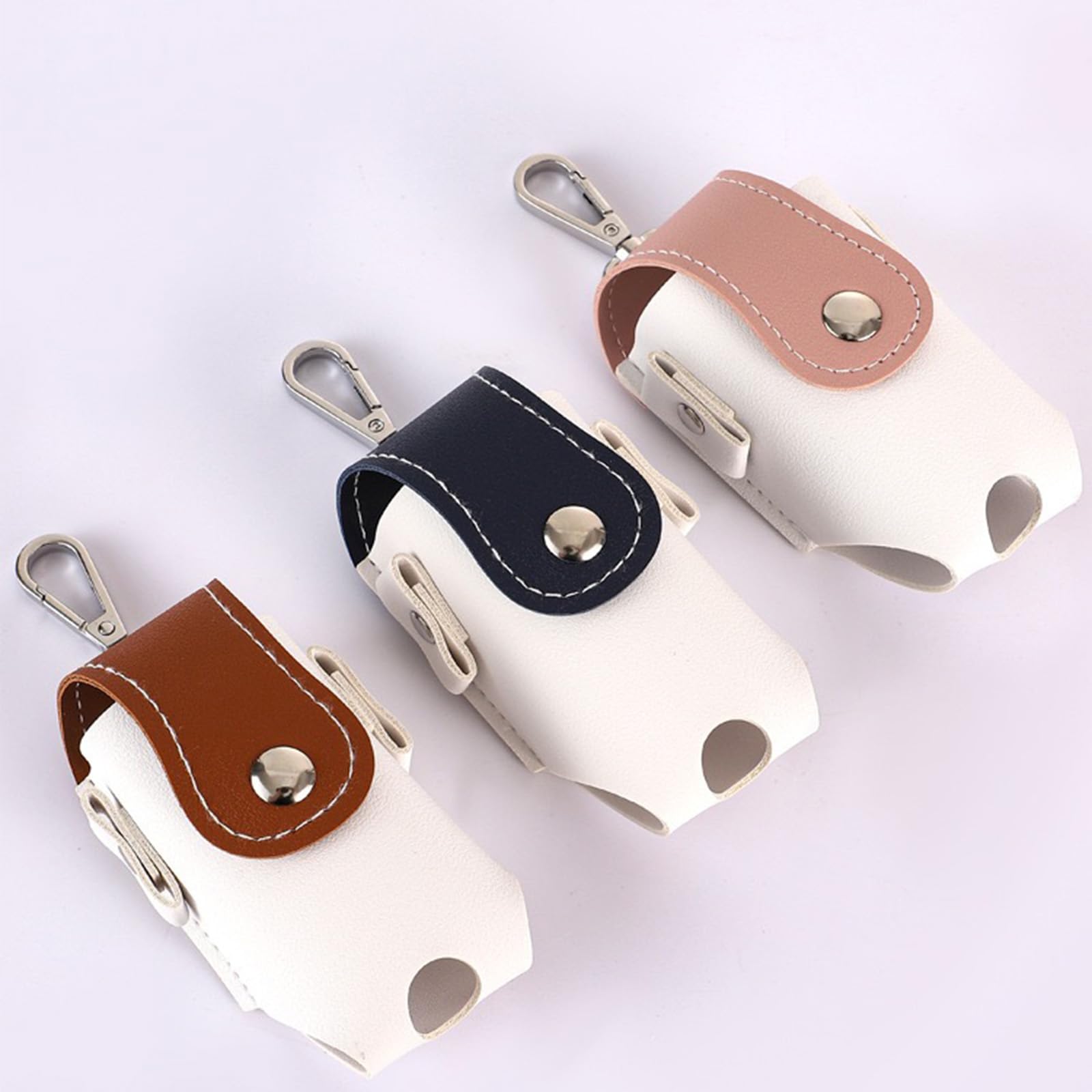 Golf Bag Outdoor Golf Ball Wash Bag Waist Hanging Keychaingolf Small Belt Bag Portable Mini Golf Ball Protection Bag (Marrone)