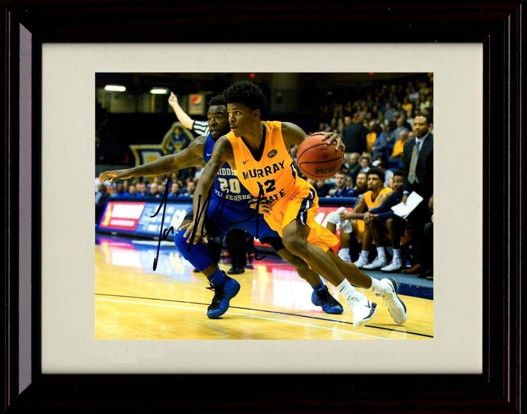 Amazon.com: Framed Ja Morant Autograph Replica Print - Taking It to The Net  - Murray State: Posters & Prints