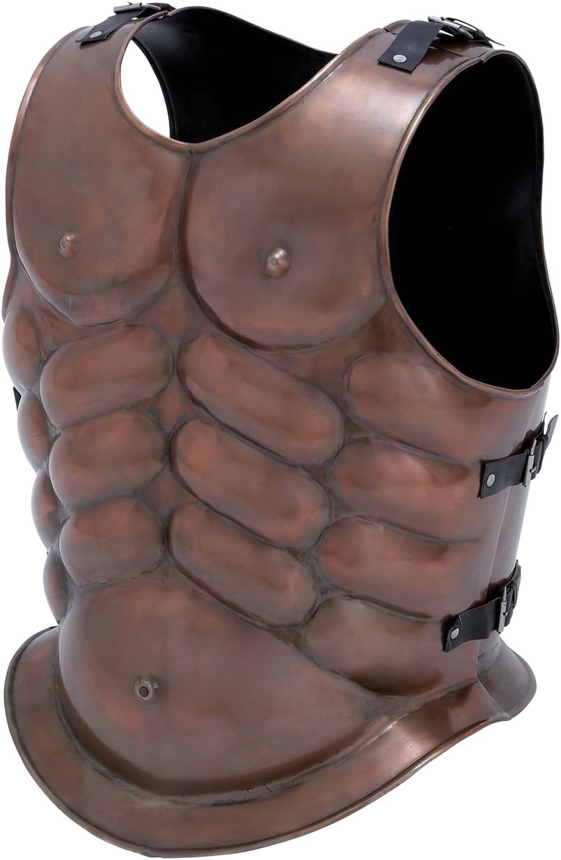 Replica Display Roman Legion Muscle Cuirass Metal Breastplate Armor - Bronze