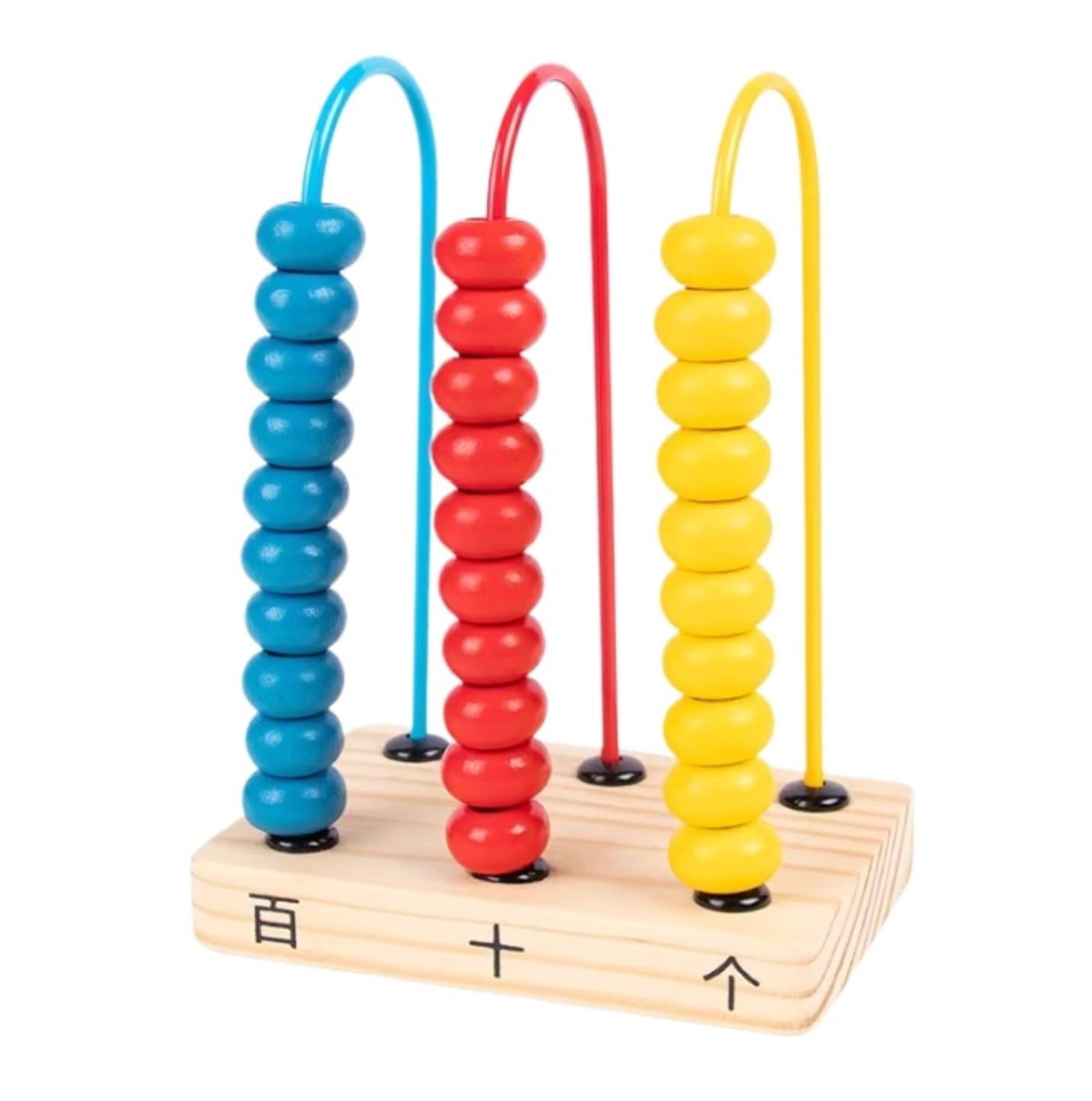 Ábaco Ábaco De Madera con 100 Palitos For Contar, Juegos Educativos Matemáticas, Material Aprendizaje Preescolar Oficina Material