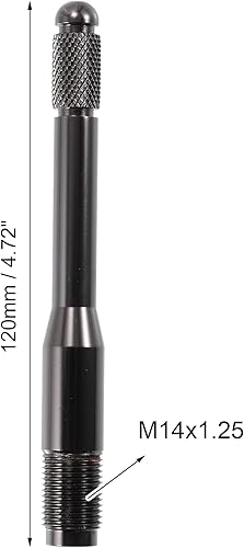 Miniatura 4 de ACROPIX M14 x 1.25 - Perno de alineación de rueda de coche, perno de tuerca, herramienta de guía de cambio de neumáticos, paquete de 2 tonos, titanio