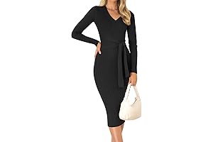 Women's Sweater Dress with Belt: Elevate Your Style