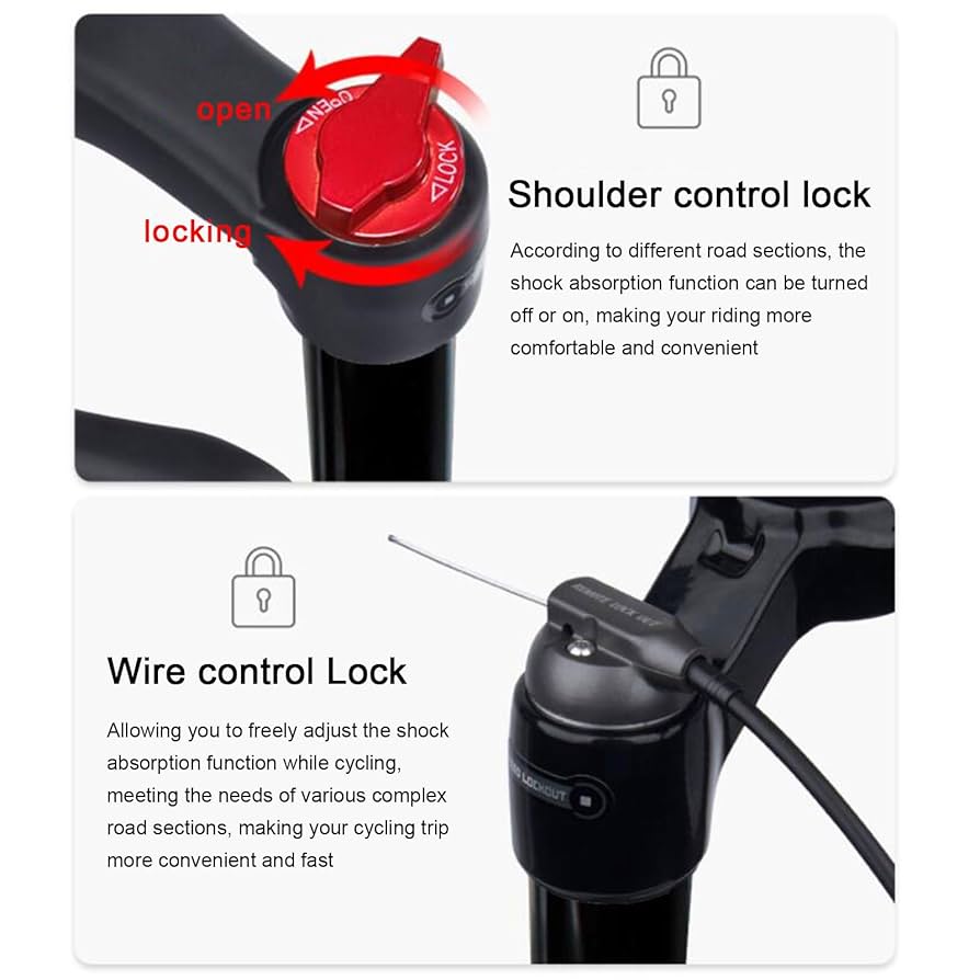 Amazon.co.jp: ZECHAO アルミ合金エアサスペンションフォーク