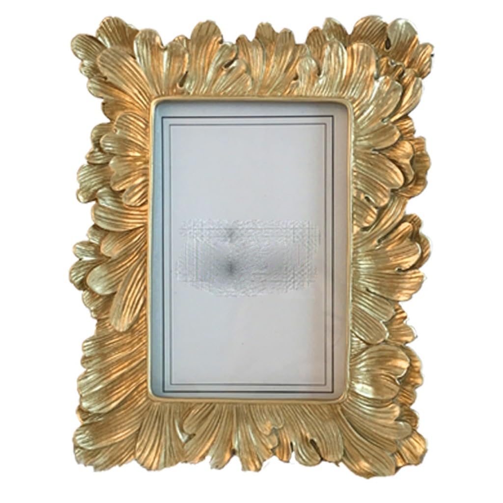 KLerDH Picture Frames, Photo Frame Wedding Layout Resin Process Simple Wall Hanging(6 in)