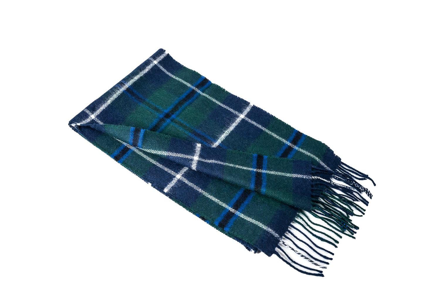 Briomhar Bufanda escocesa de lana escocesa a cuadros, 100 % lana de cordero fabricada en Escocia, bufanda de invierno perfecta para clima frío