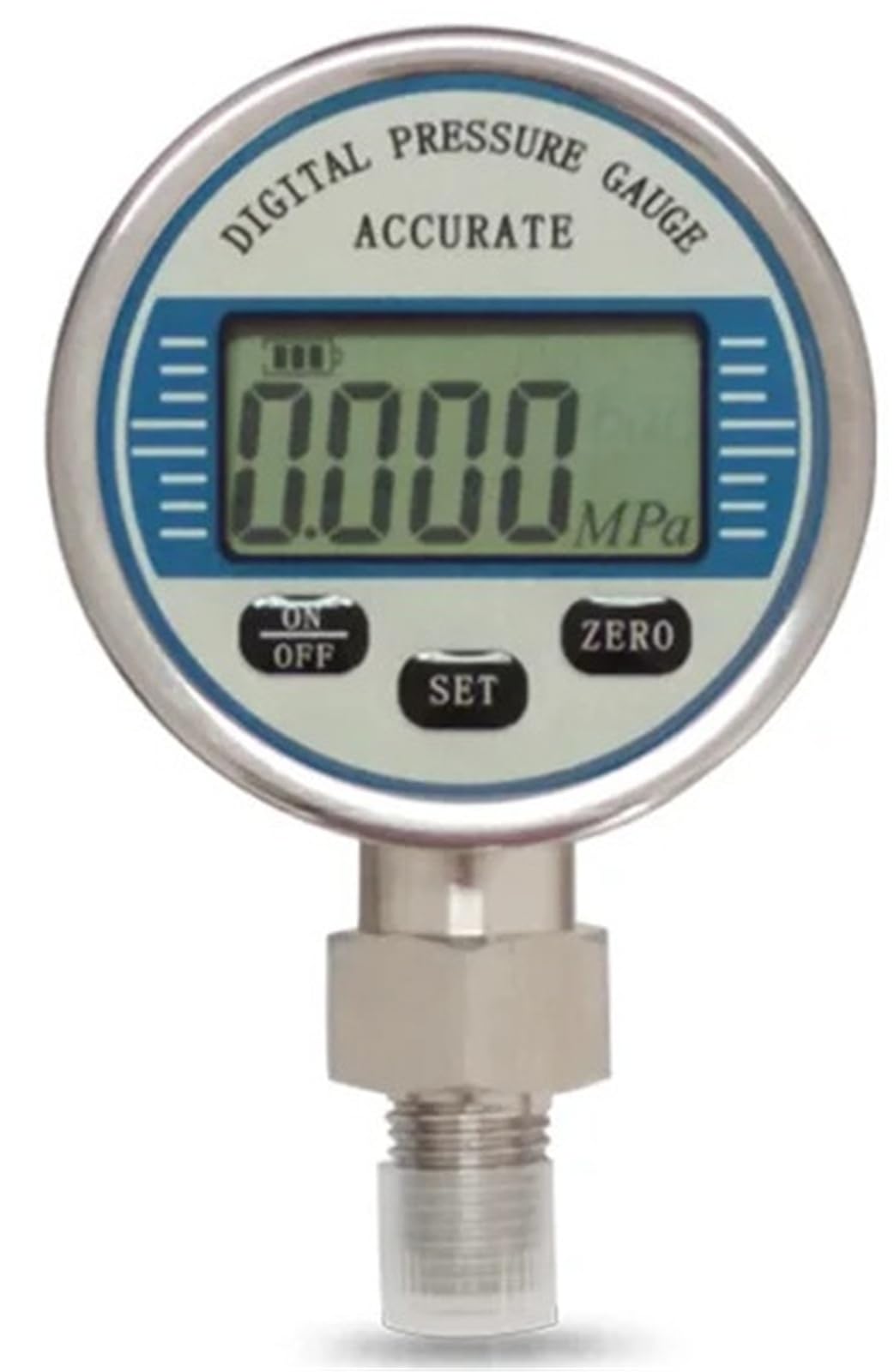 Manometro idraulico digitale for acqua radiale for carburante liquido in acciaio inossidabile 304 60mm 60Mpa 1000Psi Kpa