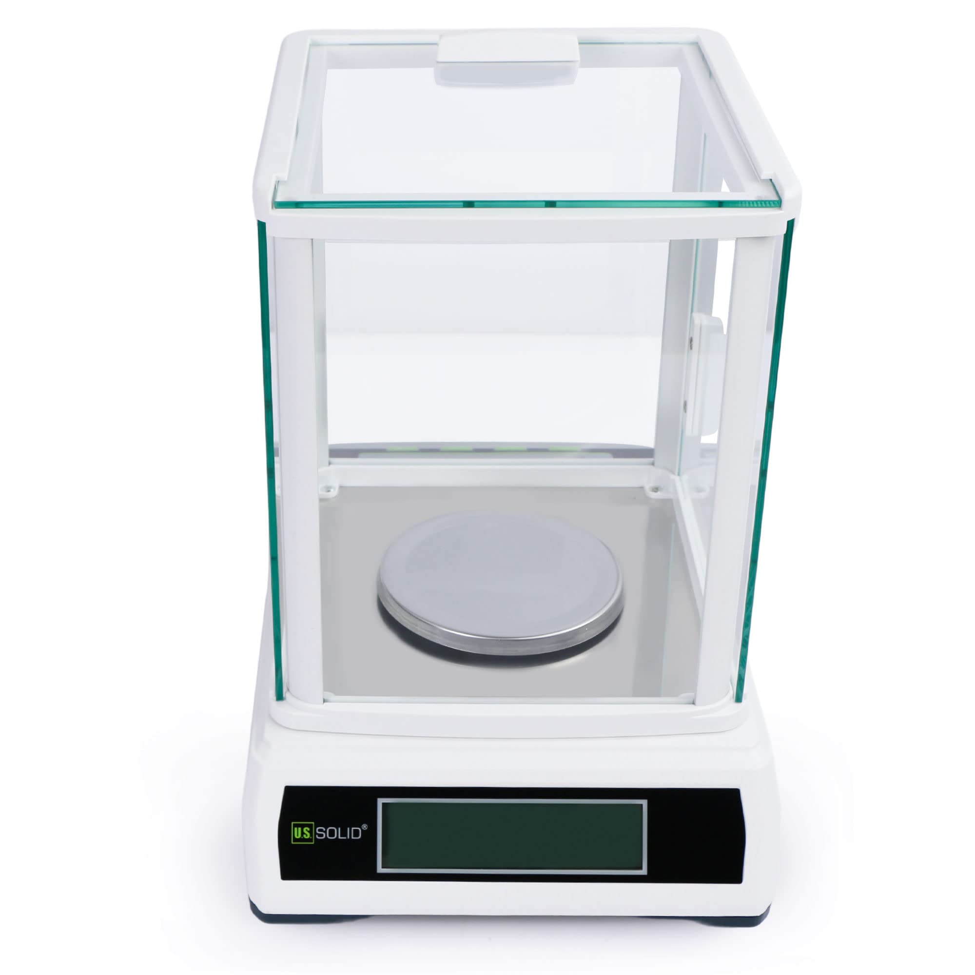 U.S. Solid Bilancia analitica da laboratorio digitale ad alta precisione con 2 schermi LCD, interfaccia USB RS232 (500gx0.001g)