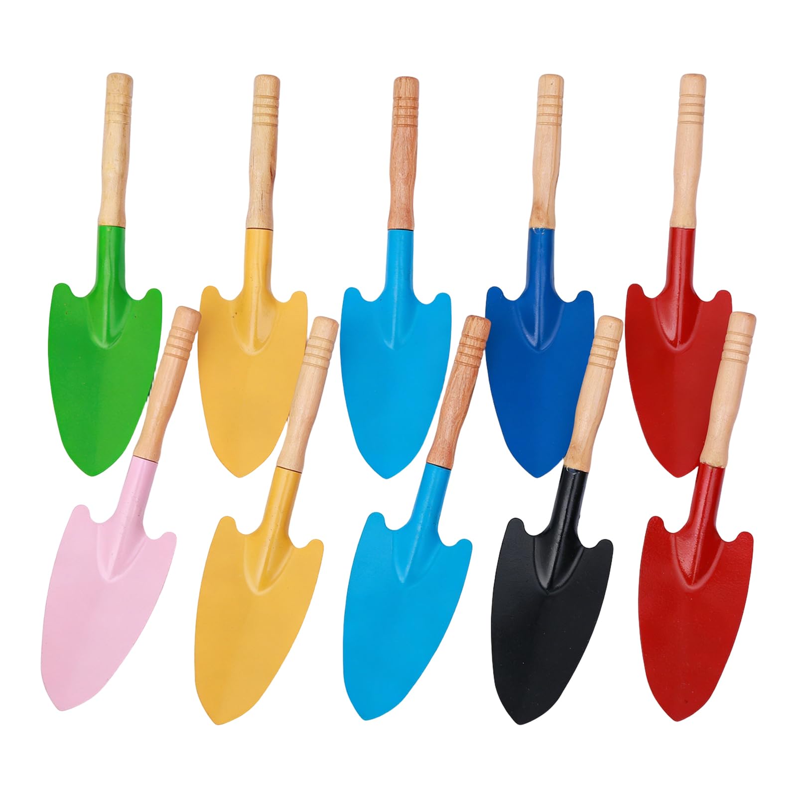Hdoytxxm 10Pcs Portable Hand Shovel Reinforced Tool Soil Loosening Transplanting Small Garden Shovel