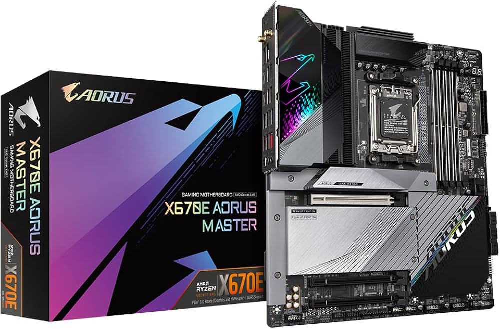 AORUS X670E AORUS MASTER マザーボード Amazon | GIGABYTE X670E AORUS Master AMD AM5 ATX マザーボード 4X
