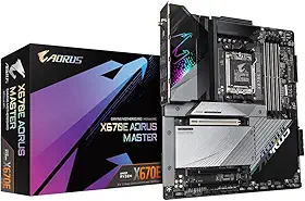 Placa Mãe Gigabyte X670E AORUS MASTER WIFI (AM5/4xDDR5/HDMI/DP/USB 3.2/M.2)