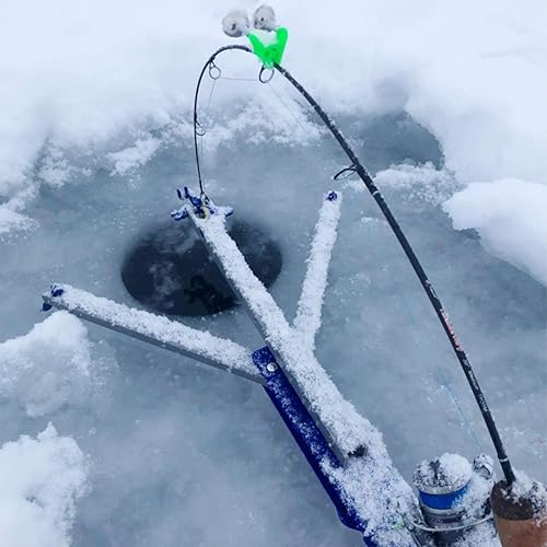 Miniatura 7 de Campana de pesca y kit de luz nocturna, 20 unidades de alarma de cebo de mordedura de pescado con luz LED para pesca nocturna