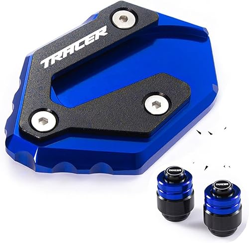 Para Yamaha para Tracer 900 gt 700 gt Tracer 9gt 7gt MT-09 SP MT07 CNC Soporte lateral Ampliar extensión y válvula de neumático Tapa de aire Placa disponible en Yaxa Mexico