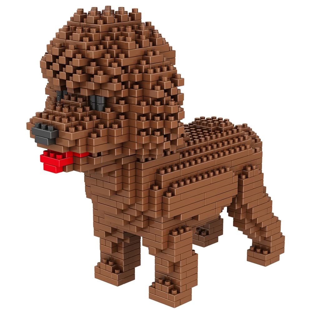 Micro Mini Blocks Dog Building Animal Set DIY 3D Building Toy Bricks for Kids or Adult Teddy 950PCS