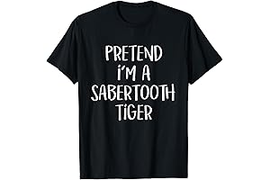 Sabertooth Tiger Costume T-Shirt: Unleash Your Inner Feline