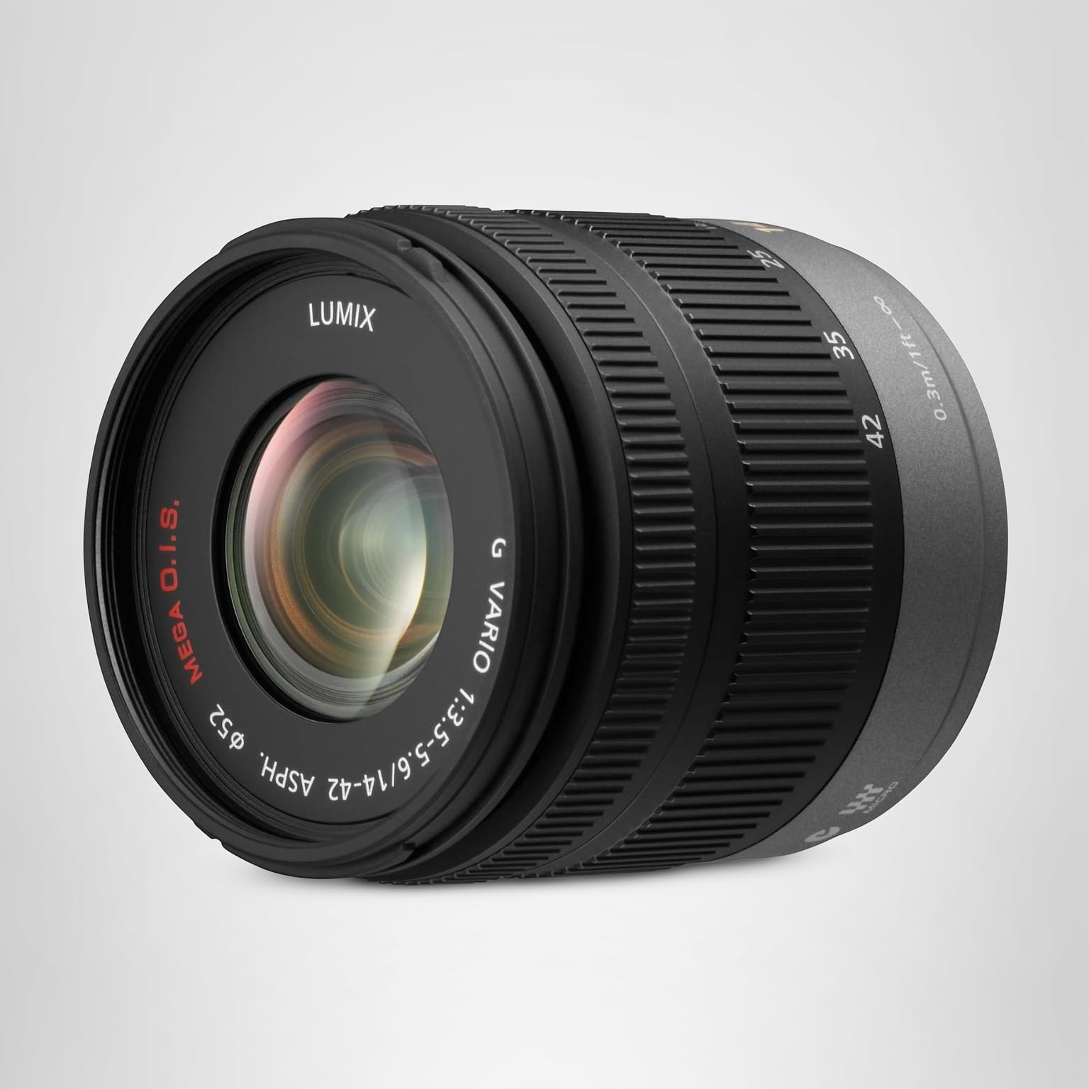 パナソニックLUMIXズームレンズ14-42mm軽量設計