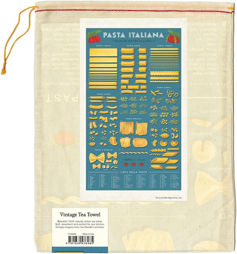 CAVALLINI & CO. Vintage Tea Towel - Pasta