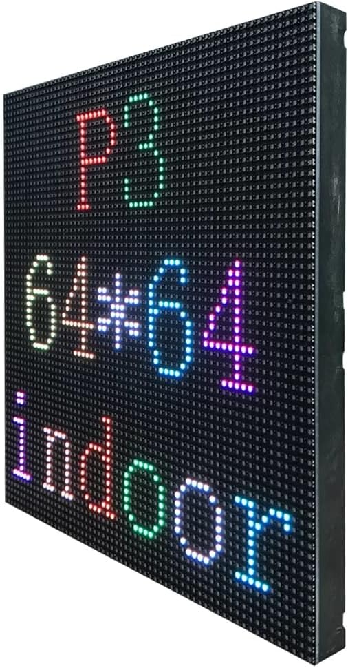P3 Indoor Full color LED display module 64x64 Pixels,1/32scan 192mm x 192mm LED panel