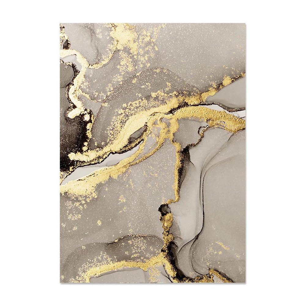 Canvas Schilderij Kunstwerk van Bloemen op een Beige Achtergrond