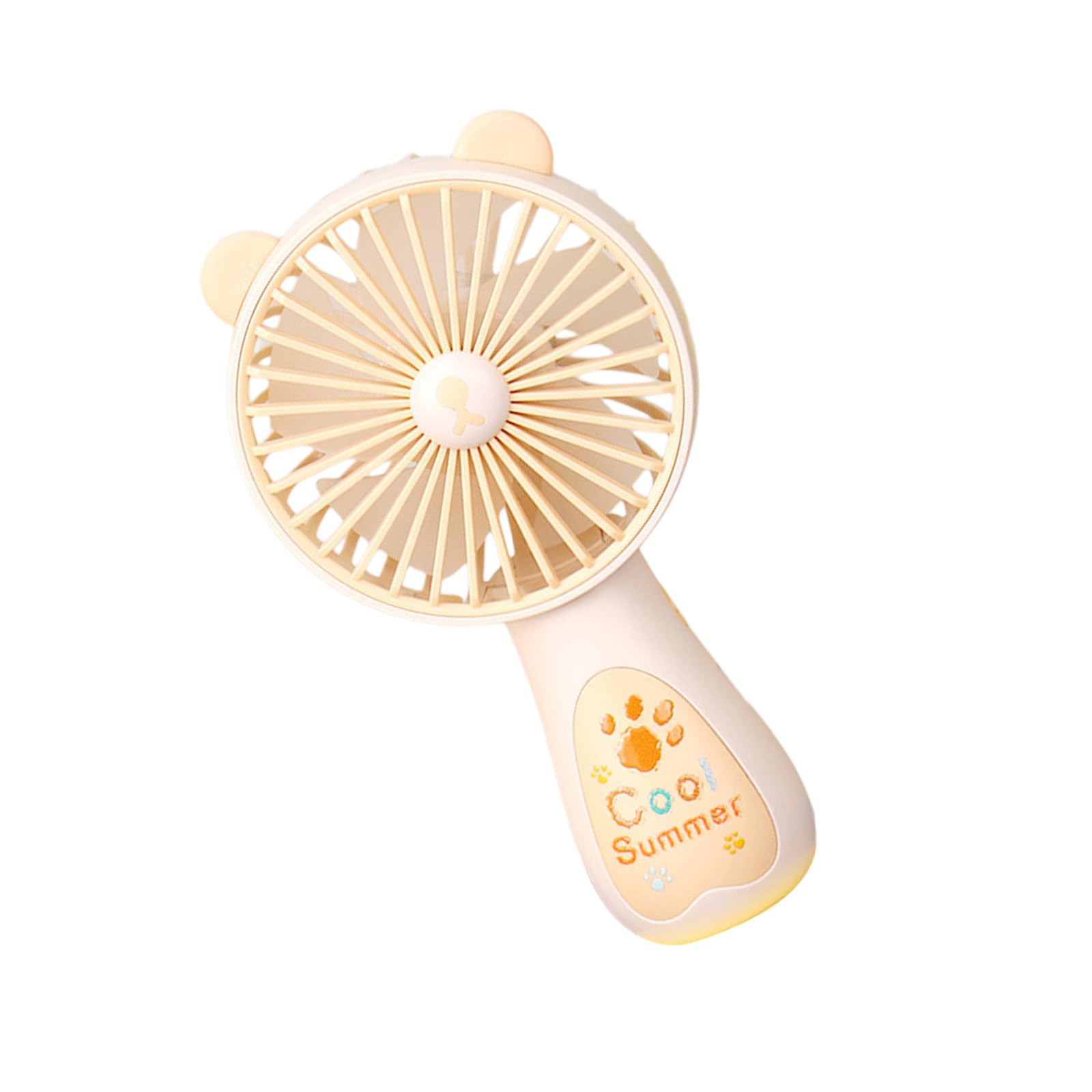 kokdid Fan Handheld Powerful Small Air Blower 3 Speed Rechargeable Air Blower Cooling for Home Outdoor Portable Small