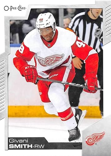 2020-21 O-Pee-Chee #95 Givani Smith Detroit Red Wings Hockey Card