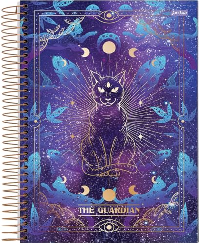 Caderno Espiral Univ CD 1 Matéria 80 Fls Mystic The Guardian FSC - Jandaia