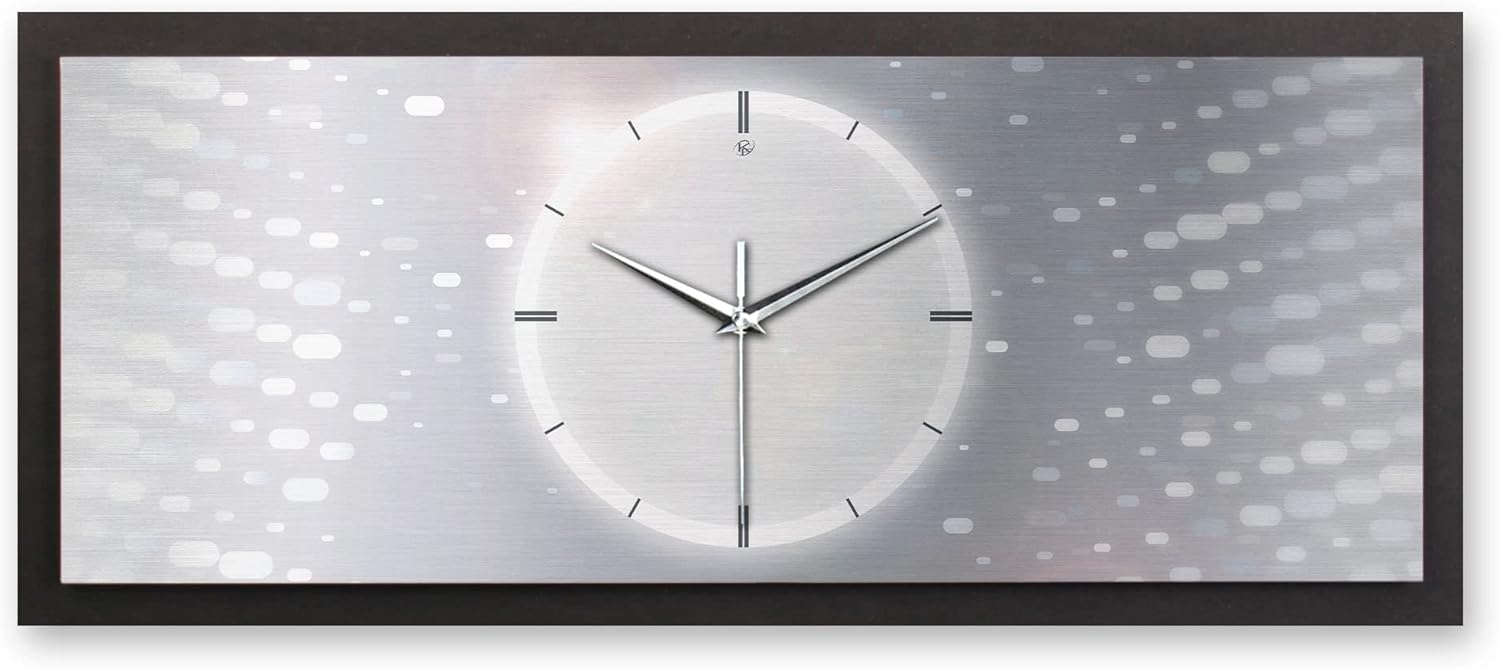 Kreative Feder 3D Metallic-Wandbild aus gebürstetem Alu-Verbund | Baum am Steg | modernes