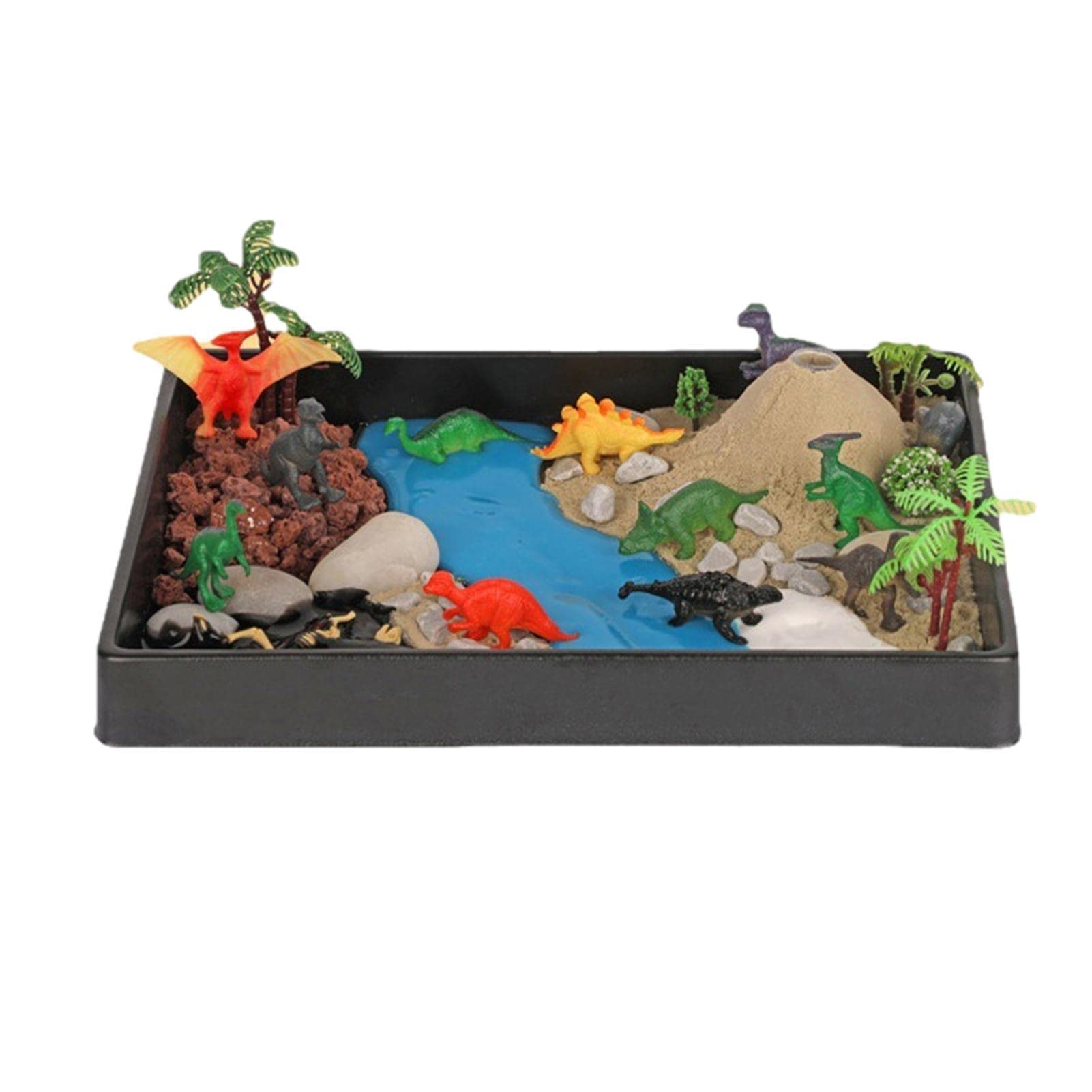 Amazon.co.jp: 恐竜火山セット - 火山噴火の恐竜のおもちゃ,恐竜プレイ