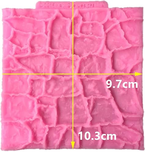 Miniatura 2 de Fondant Molds 2 Pieces Wall Tile Texture Mold Cake Edge Mold Fondant Chocolate Mold