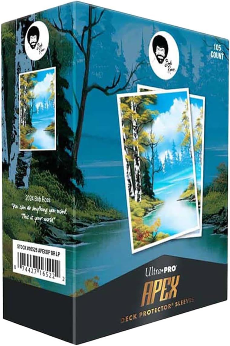 Ultra Pro ULP16526 Deck Protector Apex Bob Ross Lakeside Path Card - 105 Piece