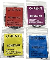 Vista 1 de LICHIFIT Anillo de sellado de la cubierta trasera del reloj Juntas de anillo impermeable 0.50.60.70.031 in Anillo tórico de goma elástica Accesorios