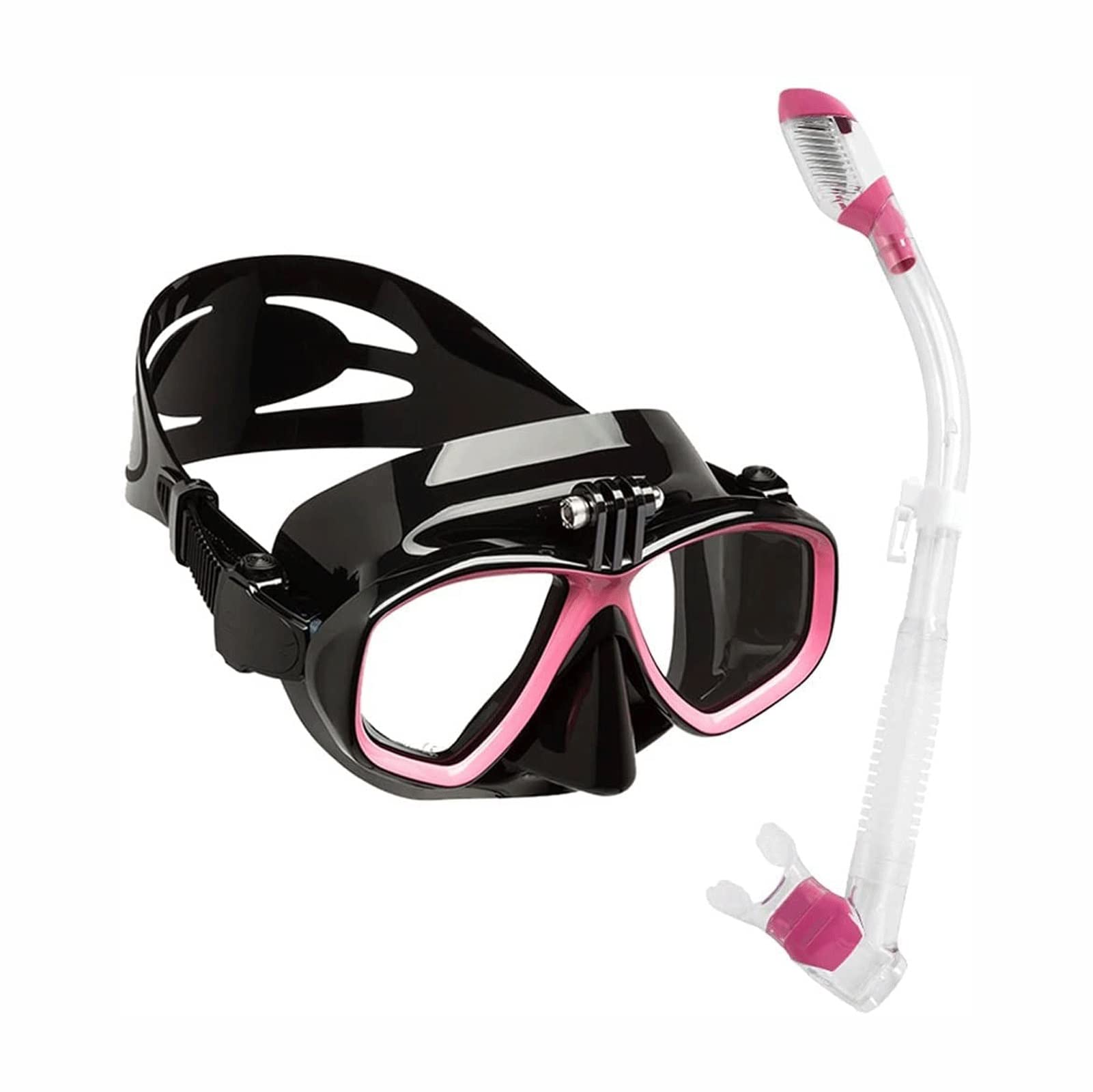 Maschere subacquee Occhiali da snorkeling Occhiali impermeabili e antiappannamento Realizzati con materiali ecologici Multifunzionali Unisex Attrezzatura subacquea HD Occhialini da nuoto (rosa)