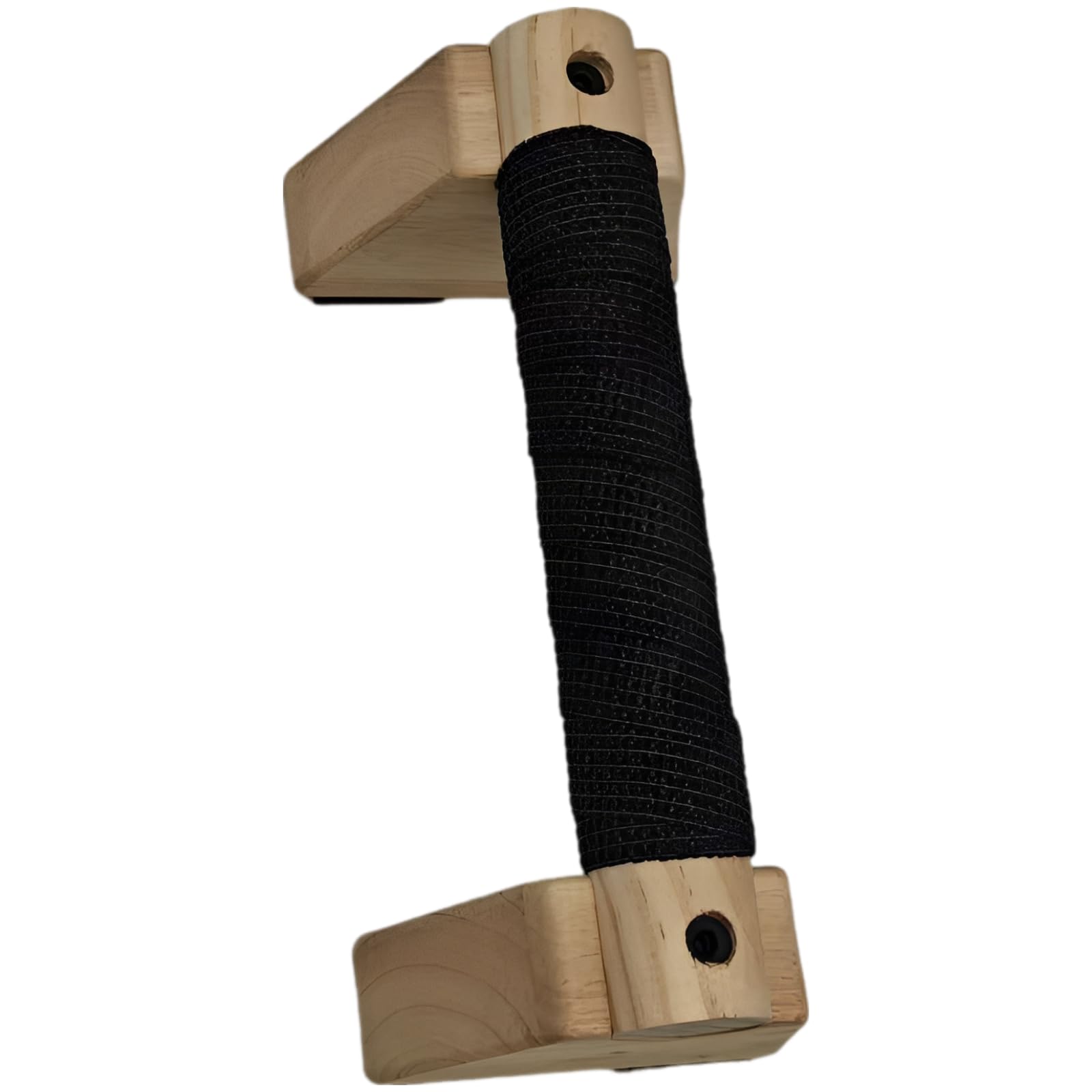 Parallettes aus Holz, Liegestützgriffe aus Kiefernholz, stabile Dreiecksstützen mit rutschfesten Pads, Calisthenics-Trainingsgerät, bequemer Griff für das Home-Gym-Training