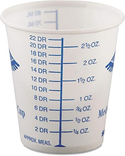 Miniatura 4 de SCCR3 - Taza de medicina graduada de papel recubierto de cera Solo R3, 3 onzas