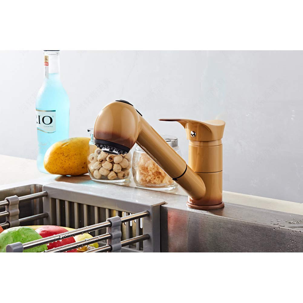 Spültischarmaturen 360 Grad Swivel Ziehen Küchenarmatur Wasser Sparen Poliert Weiß Becken Mixer Messinghahn Schiff Vanity Sink Toilette