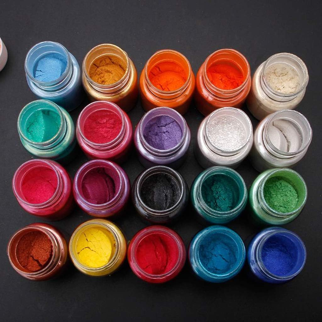 Natural Mica Mineral Powder Epoxy Resin Dye, for Jewelry Bath Soap Soy Wax Candle Dyes Pearl Pigment