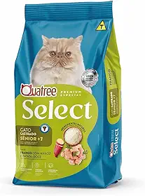 Quatree Select Ração para Gatos Castrados Senior 7 1kg