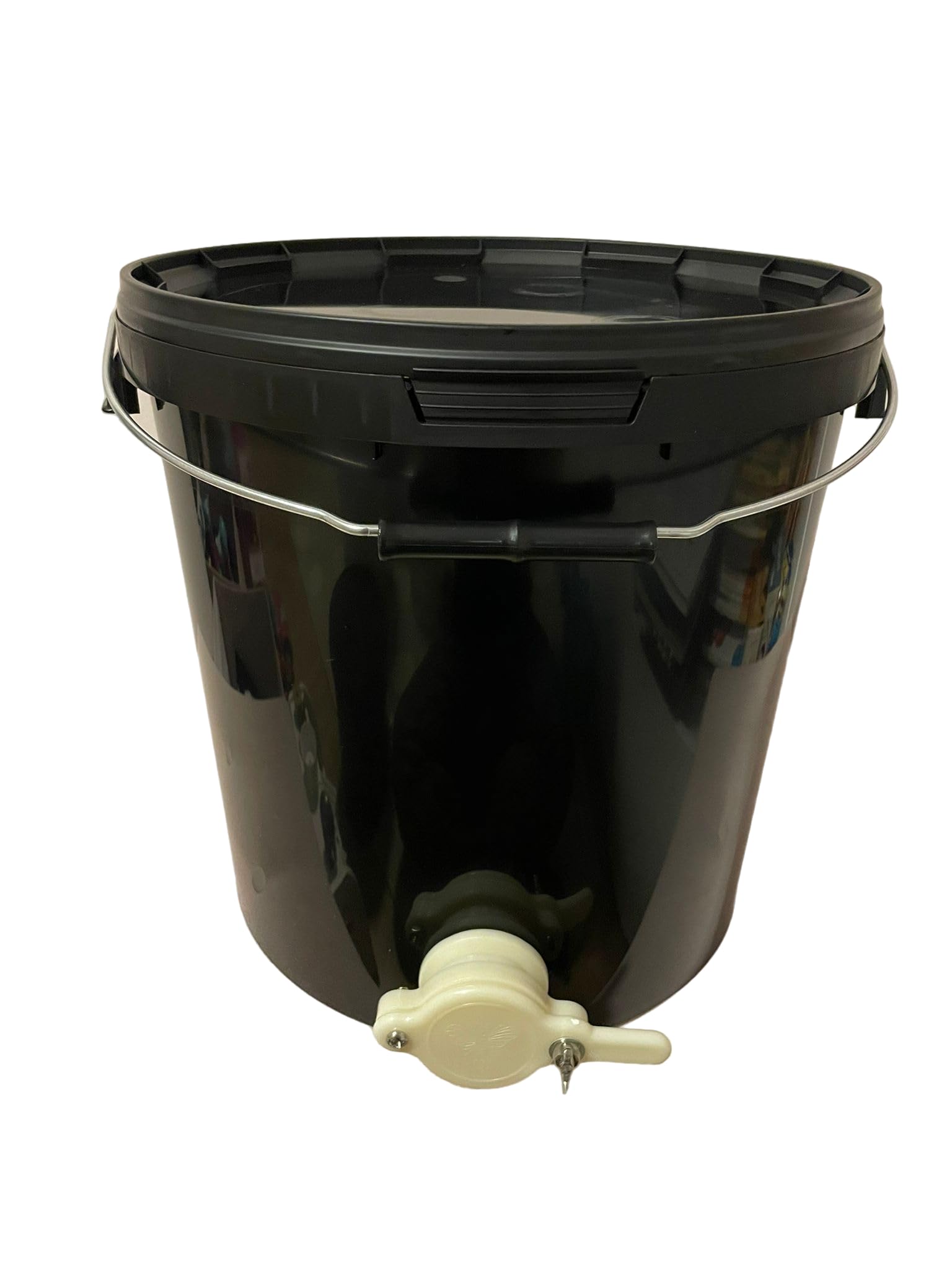 Hobbock Seau à miel avec robinet de remplissage et couvercle 20 l ou 25 kg