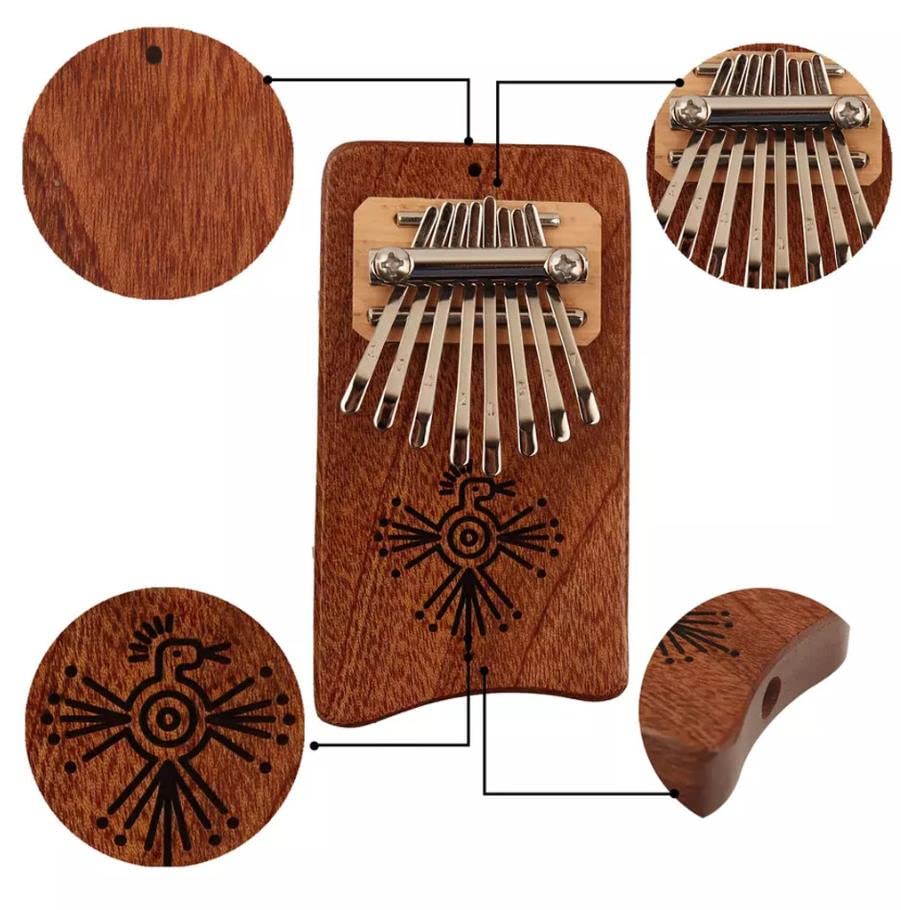 Hm Vicyy Piano à Pouce,Piano à Pouce à 8 Touches,Calimba De Poche,Piano à Doigts en Bois,Piano à Doigt Portable,Le… - Les Beatles, Paul McCartney, John Lennon, RIngo Starr, George Harrison Hm Vicyy Piano à Pouce,Piano à Pouce à 8 Touches,Calimba De Poche,Piano à Doigts en Bois,Piano à Doigt Portable,Le… – Image 5