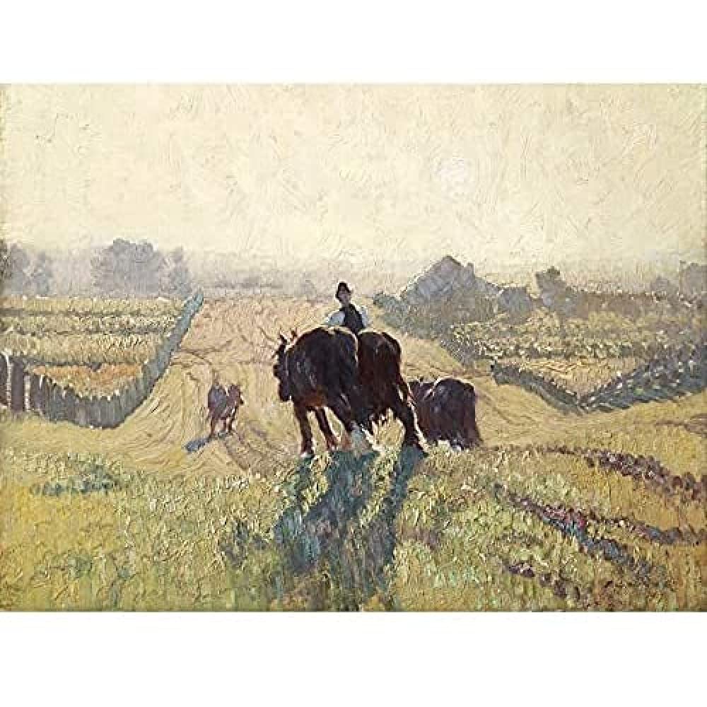Elioth Gruner Frosty Sunrise Painting Unframed Wall Art Print Poster Home Decor Premium