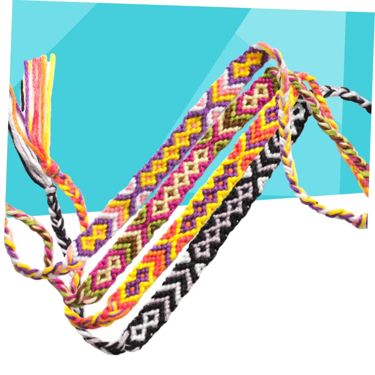 24piezas Pulseras Trenzadas Mano De De Joyería Para Mujeres y Pulseras De Amistad Para