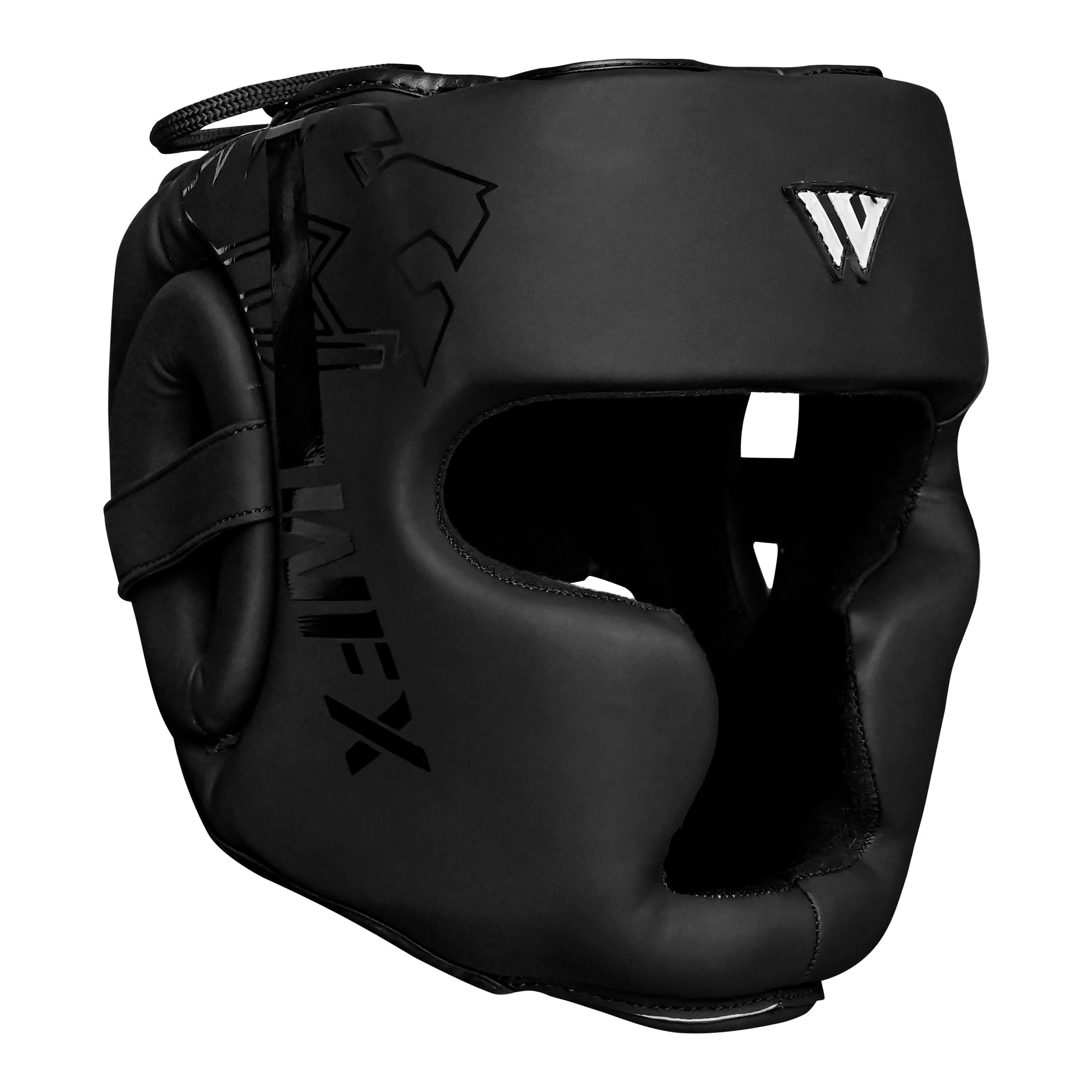 WFX Boxing Headguard, Premium Padded MMA, Boxing & Martial Arts boxing headgear for men & Women, Adjustable Fit, Lightweight Protection head guards boxings, Training & Sparring (XL)