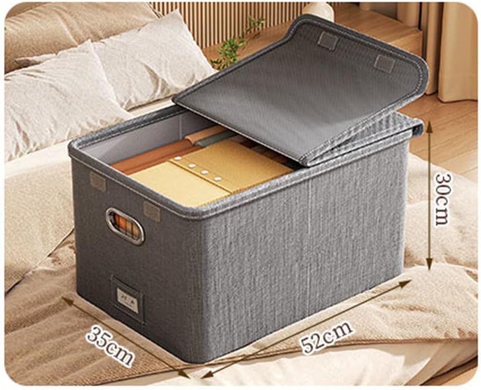 Overshell Storage Box add Thick Cotton and Linen Cover Finishing Folding Drawer Type Home Clothes