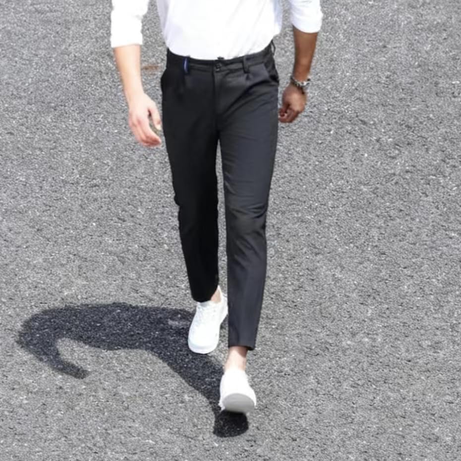 Men's Slim-Fit Dress Pants Stretch Business Casual Pants Multiple Colors Available - Image 5