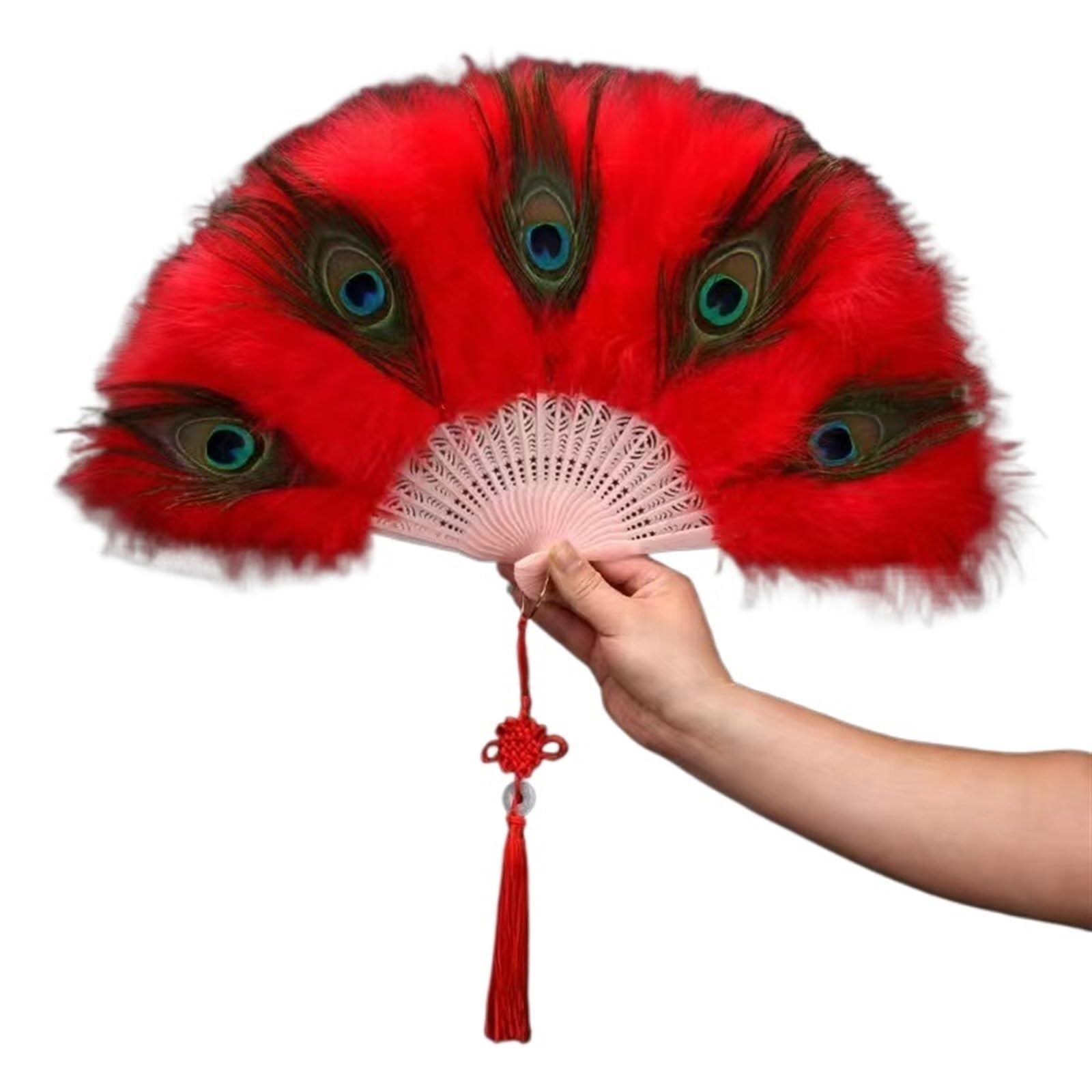 Accessoire de danse portatif Rosso et éventail à fermeture douce