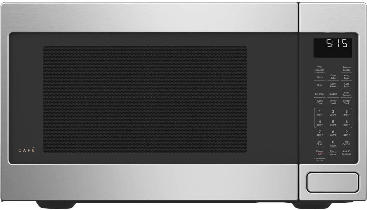 Cafe CEB515P2NSS Matte Collection Countertop Microwave Oven with 1.5 cu. ft