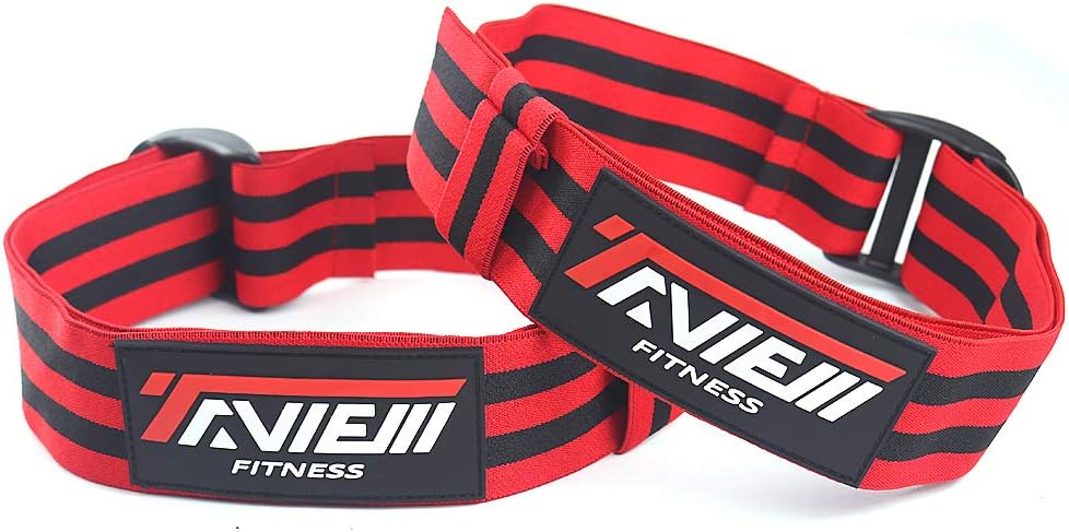 TAVIEW Exercise Bands for Leg&Calves Builder -Flexible BFR Occlusion Bands Training Cuffs for Blood Flow Restriction Training,