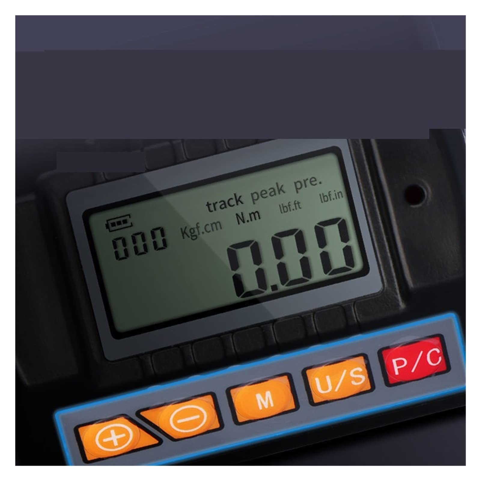 Klucz dynamometryczny, Cyfrowy klucz dynamometryczny WEI Degrees Digital Meter Meter Miernik momentu obrotowego Tester z kluczem mechanicznym za pomocą cyfrowego(WNC—200N.M)