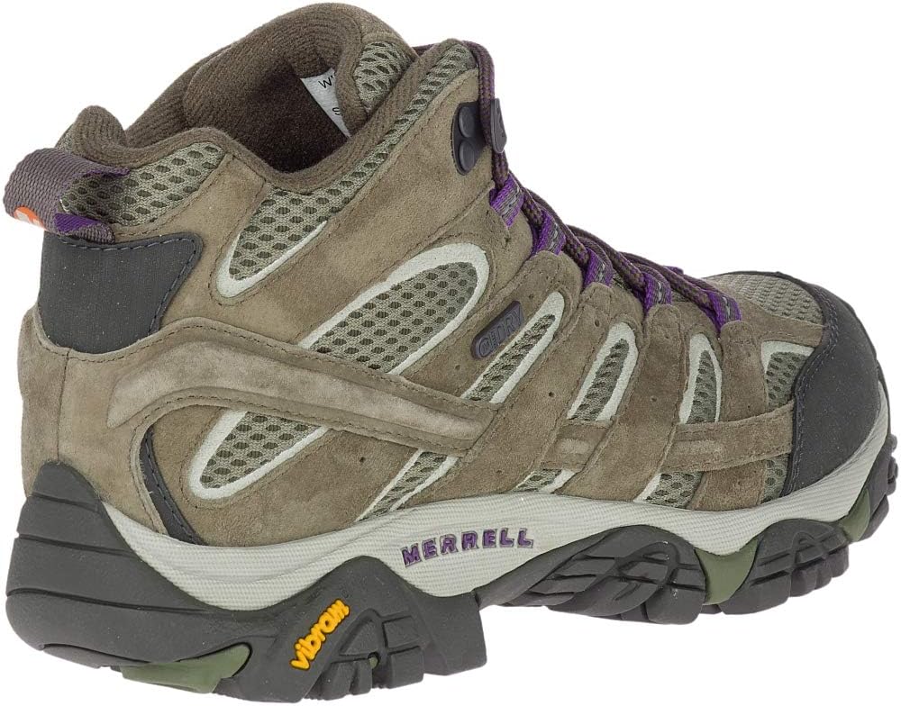 Merrell Women's Moab 2 Mid Waterproof Olive Hiking Boot 8.5 M US