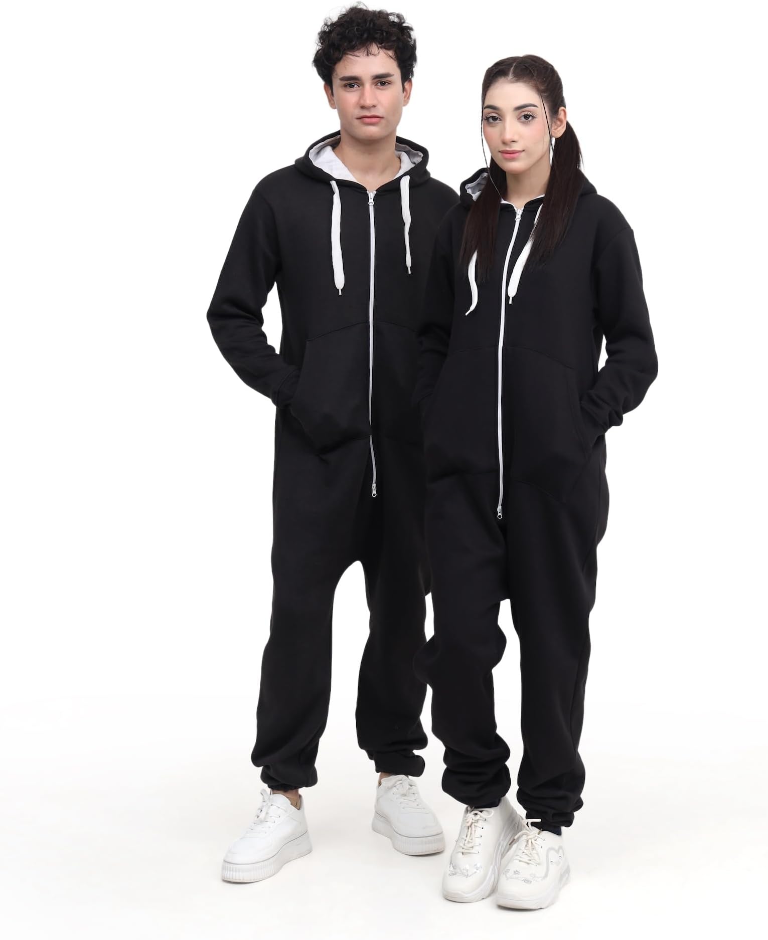 Adult Onesie Pajama for Men & Women | One Piece Hooded Jumpsuit, Ultra Soft Fleece | Loungewear, Sportwear