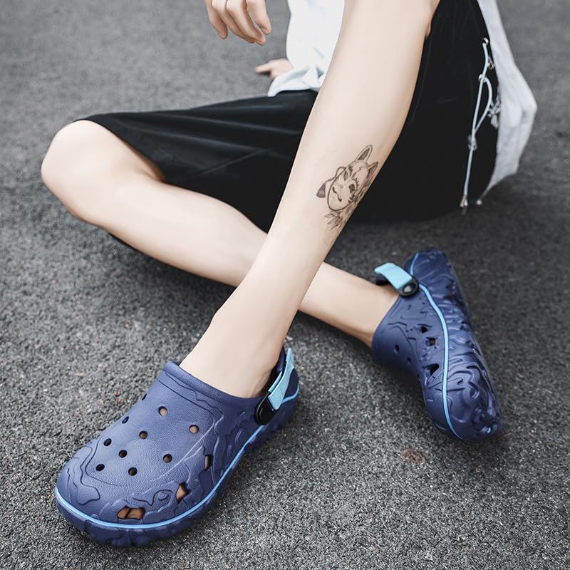 Image of Men's Clogs Garden Shoes Adult Mules Outdoor Sports Sandals Summer Water Beach Shoes Casual Slippers Lightweight Breathable Non-Slip